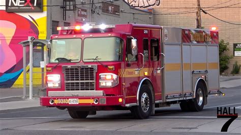 Toronto Fire Services Pumper 313 Responding YouTube