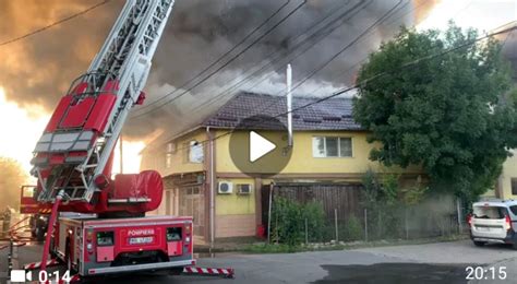 FOTO VIDEO Incendiu URIAȘ la Cluj Napoca S a emis RoAlert Ard mai