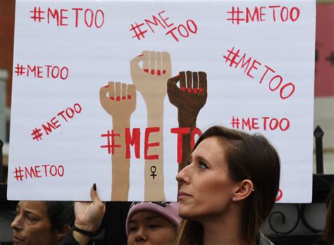 Hundreds March In Support Of Metoo Campaign