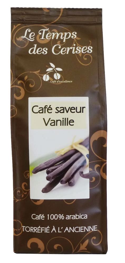 Café moulu saveur vanille 250g