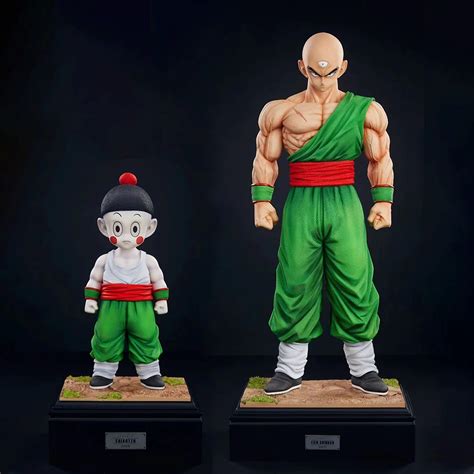 Anime Dragon Topu Tien Shinhan Ekil Tien Shinhan Heykelcik PVC Chiaotzu