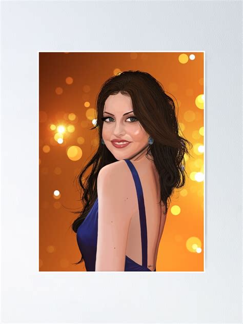 Elizabeth Gillies Poster For Sale By Jaysb Redbubble