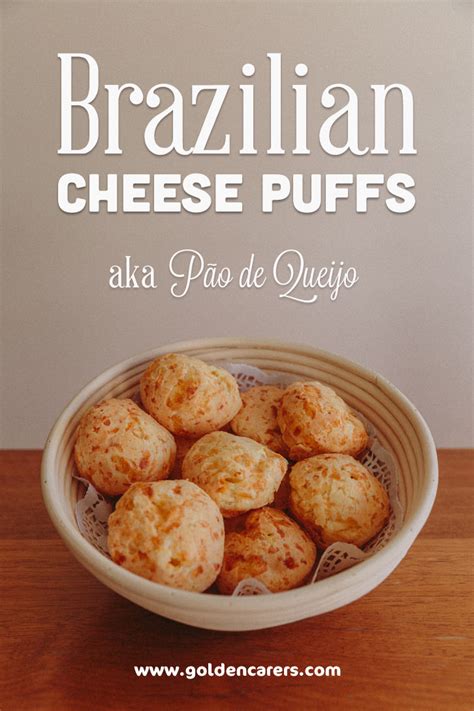 Brazilian Cheese Puffs Aka P O De Queijo