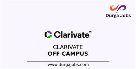 Clarivate Off Campus Drive For Associate Stem Content Analyst In