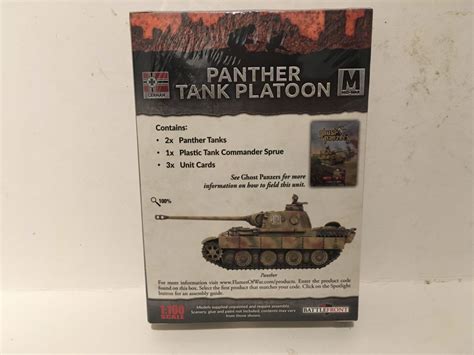 15mm Flames Of War Panther Tank Platoon 2 Tanks Empires At War