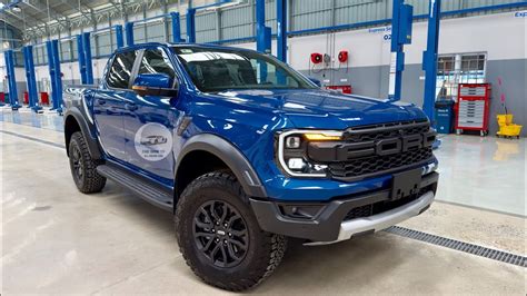 2023 Ford Ranger Raptor Color Blue Lightning Next Gen Ford Ranger