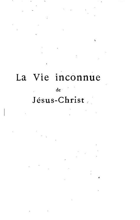 PDF Notovitch La Vie inconnue de Jésus Christ 1894 4ième ed