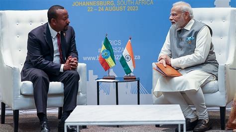 Abiy Indias Modi Eye Strong Ties After Ethiopias Entry To Brics