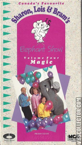 Sharon Lois And Bram Sharon Lois And Brams Elephant Show Volume 4 Magic 1989 Vhs Discogs