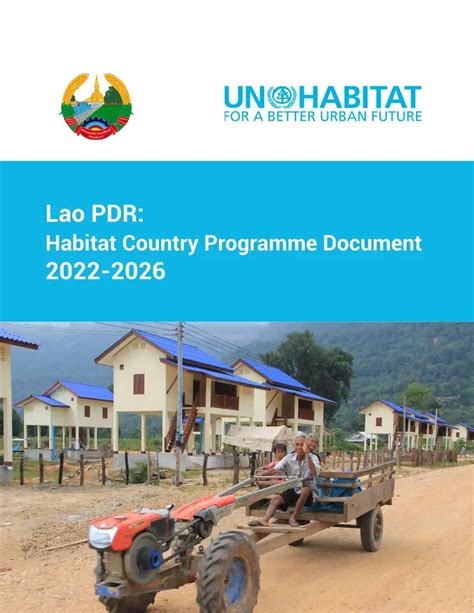 Habitat Country Programme Document Un Habitat Lao Pdr