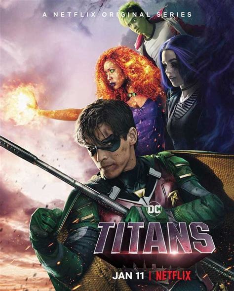 Netflix Anuncia La Llegada De Titans Con Un Espectacular P Ster