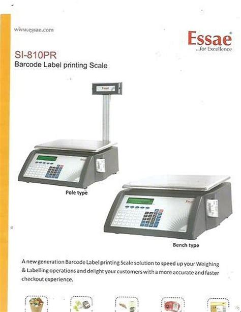 SI 810PR Barcode Label Printer Scale At Rs 48000 Label Printing