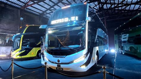 NUEVOS BUSES MARCOPOLO PARADISO 1800 DD G8 CHILE Presentación