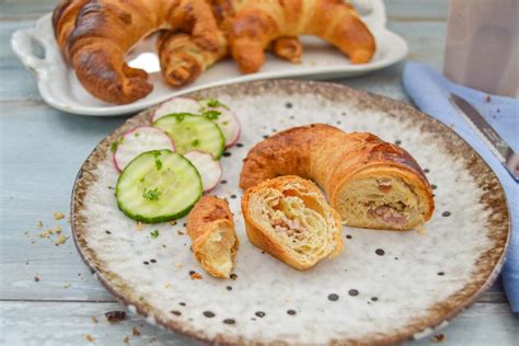 Schinkenhörnchen Gefüllte Croissants Kochen Aus Liebe