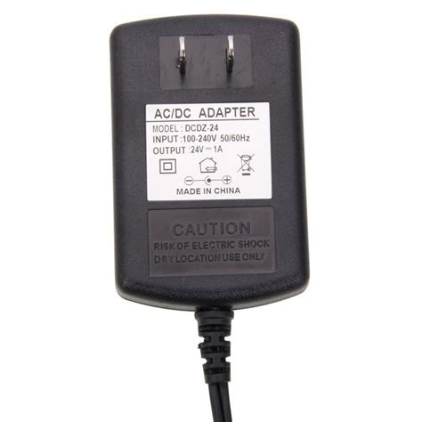 Acheter 24V 1A US Plug AC DC Adaptateur AC 100 240V Convertisseur