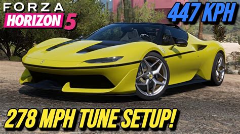 Forza Horizon Mph Ferrari J Tune Setup Youtube