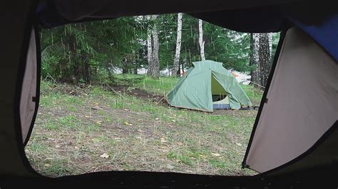 Watch Rain on Tent: 9 Hours Sound of Rain on a Tent for Relaxation ...