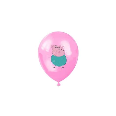 Pack 12 Globos Látex Peppa Pig Tu Fiesta a un Click