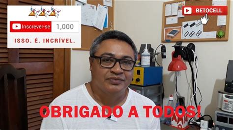 Cheguei a 1000 inscritos vídeo de agradecimento a todos os inscritos