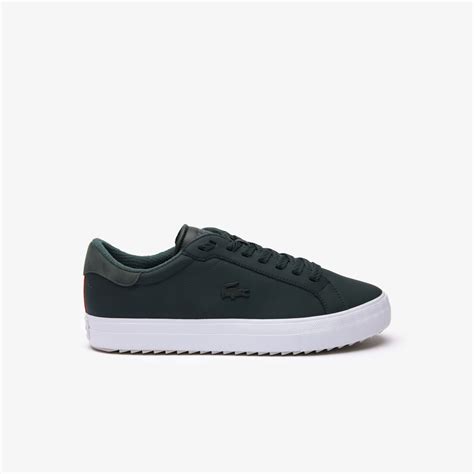 Buy Mens Powercourt Winter Leather Outdoor Trainers Lacoste Sa