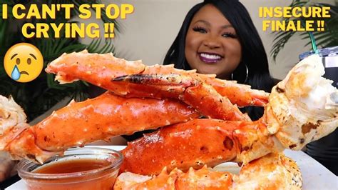 I Cant Stop Crying Giant King Crab Mukbang Seafood Boil Mukbang