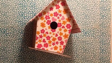 Diy How To Make Cardboard Bird House Youtube