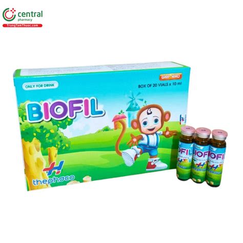Thuốc Biofil Thephaco (hộp 20 ống) giảm mệt mỏi, suy nhược cơ thể