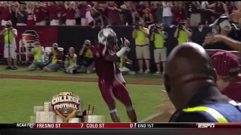 2012 Usc Vs Georgia Ace Sanders 70 Yd Punt Return Touchdown Youtube