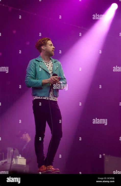 Ricky Wilson Of The Kaiser Chiefs Performing On The Radio 1 Stage