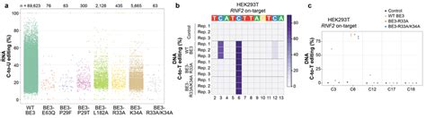 Transcriptome Wide Off Target Rna Editing Induced By Crispr Guided Dna Base Editors Abstract