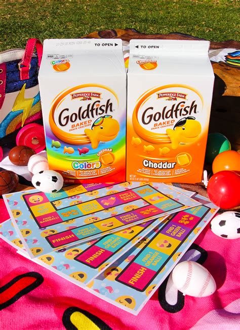 Diy Find The Goldfish® Crackers Spring Time Game ⋆ Brite And Bubbly