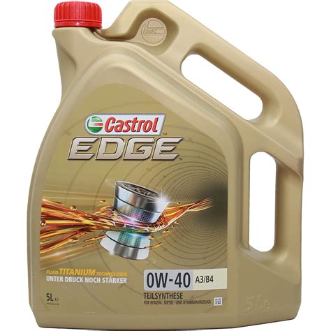 Castrol EDGE 0W 40 A3 B4 5 Liter 15337F