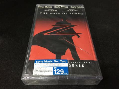 The Mask Of Zorro Soundtrack Score James Horner Cassette Tape Sony