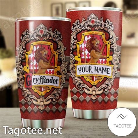 Personalized Harry Potter Gryffindor Tumbler Tagotee