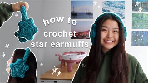 Crochet Star Earmuffs Tutorial Step By Step Youtube