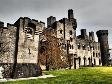 Penrhyn Castle From Wales In Spring Time Stock Image Image Of Castle