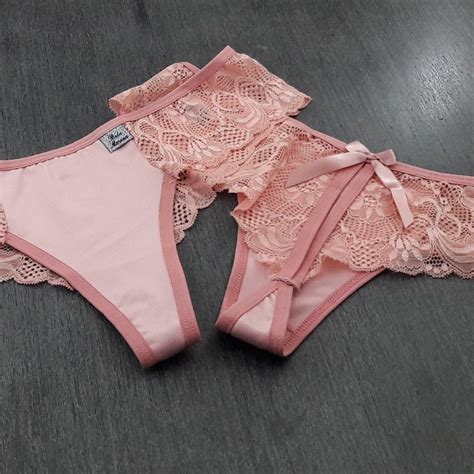 Tanga Em Tecido E Renda Lingerie Br Atacado Para Revenda