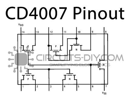 CD4007 Pinout | Dual