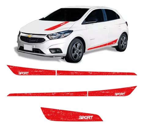 Calcoman A Sportinox Vinil Kit Franja Chevrolet Onix Sport