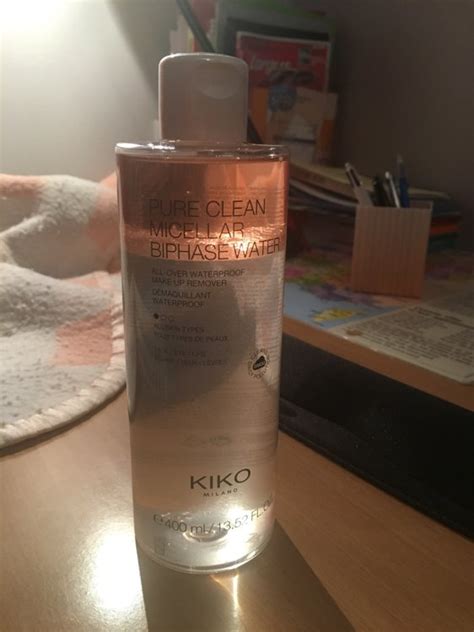 Kiko Pure Clean Micellar Biphase Water Démaquillant Waterproof 400 Ml Inci Beauty