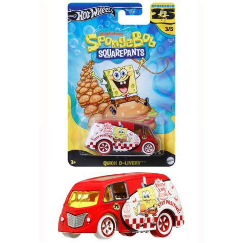 Hot Wheels Spongebob Squarepants Quick D Liberty Bob Esponja Shopee Brasil