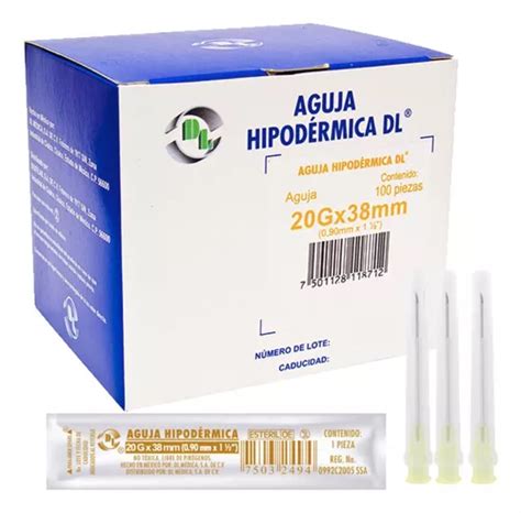 Aguja Hipod Rmica Calibre X Amarilla Caja Con Capacidad En