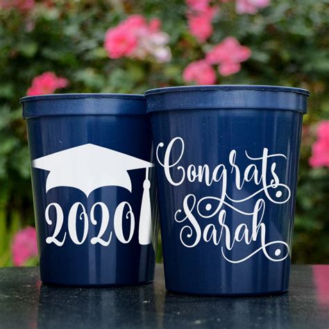 Personalized Graduation Stadium Cups Gb Design House