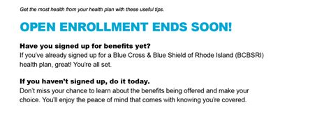 Open Enrollment Materials Customizable Bcbsri