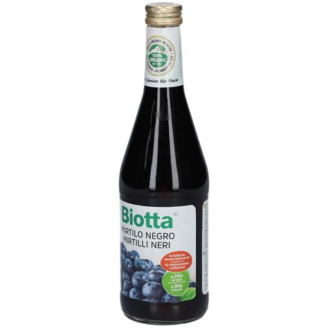 Biotta Succo Di Mirtilli Neri 500 Ml Redcare