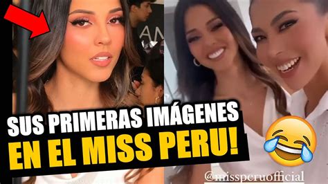 LUCIANA FUSTER SE CODEA CON CANDIDATAS LA MISS PERU Y USUARIOS