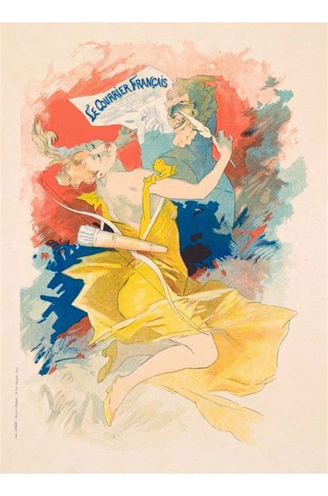 Jules Chéret Le Courier Francais Maitres de L Affiche Pl 49 1891