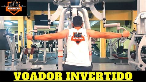 Voador Invertido Maquina Treinamento Para Ombro E Dorsal Sa De Em