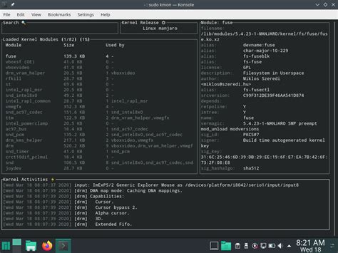 Kmon Linux Kernel Manager And Activity Monitor