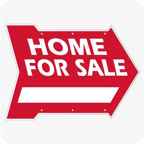 Buy Home For Sale 18 X 24 Arrow With Blank Red